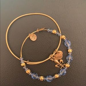 Alex and Ani Fleur de Lis Bangle
